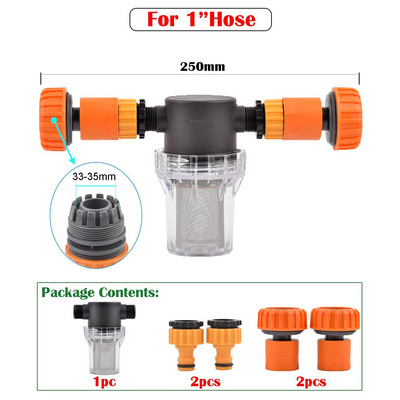 1/2 3/4 hüvelykes kerti öntözés 40 mesh szűrő Mezőgazdaság öntözőtömlő szűrő Vízcső gyorscsatlakozó autómosó vízszivattyú