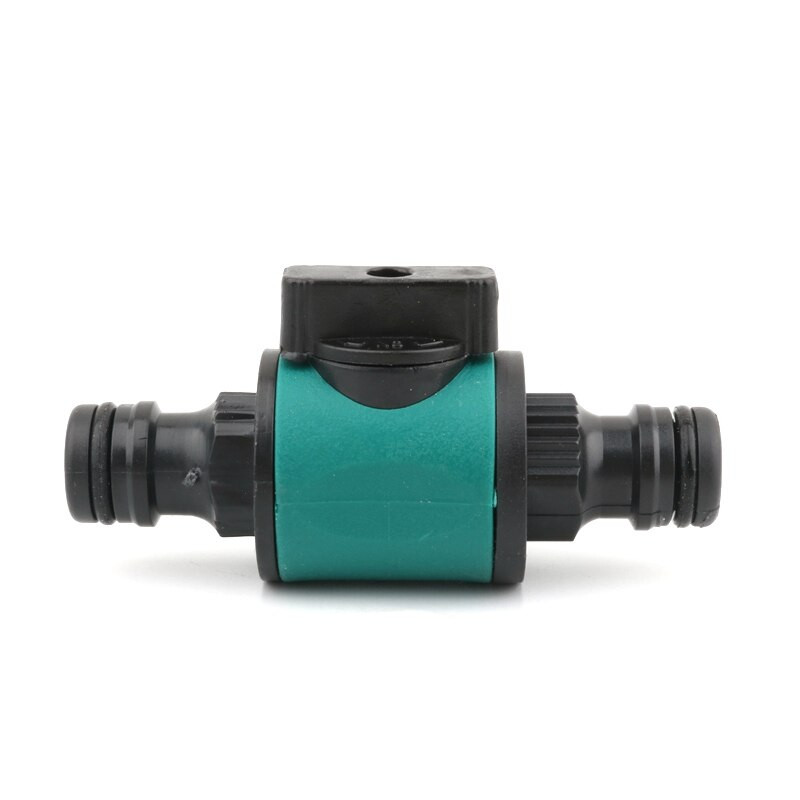 1 buc. conector rapid de 1/2 inch la 16 mm cu supapă, cuplaje rapide pentru irigarea grădinii, accesorii pentru țevi de udare pentru grădină.