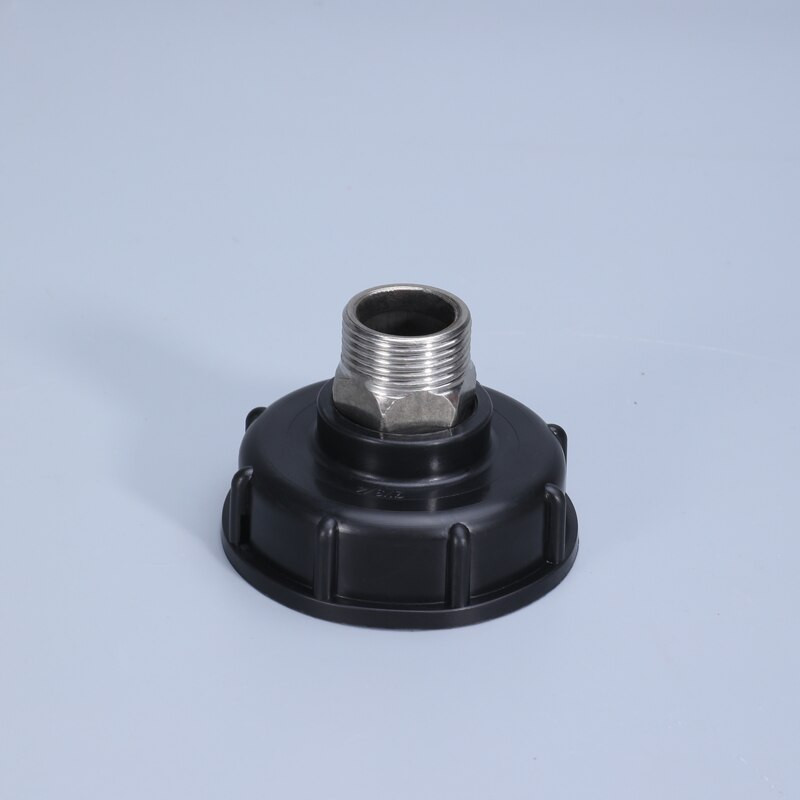 IBC tote tanki tühjendusadapter S60x6 keermega kork Aiavooliku pistik 1/2" 3/4" 1" IBC konteinerite jaoks äravooluliitmikud