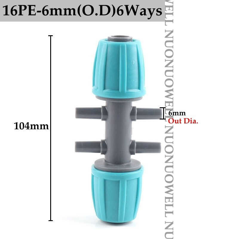 5 buc 16 mm conectori pentru furtunuri de udare a grădinii micro irigare țeavă PE cot tee îmbinări drepte truse de udare agricole fitinguri