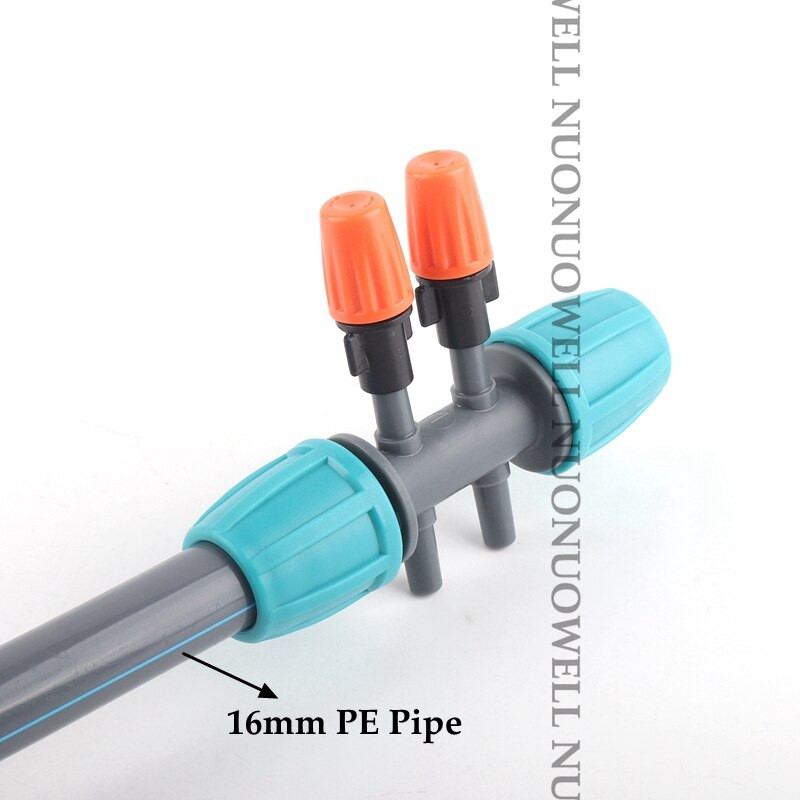 5 buc 16 mm conectori pentru furtunuri de udare a grădinii micro irigare țeavă PE cot tee îmbinări drepte truse de udare agricole fitinguri