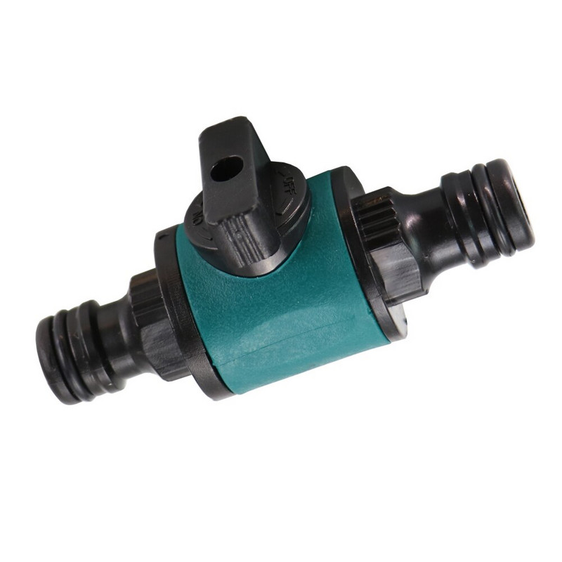 2 vnt. žarnos jungtis su perjungimo vožtuvu greitosiomis jungtimis 16 mm vienodo skersmens žarnos jungtis, skirta laistymui ir laistymui automobilių plovimui