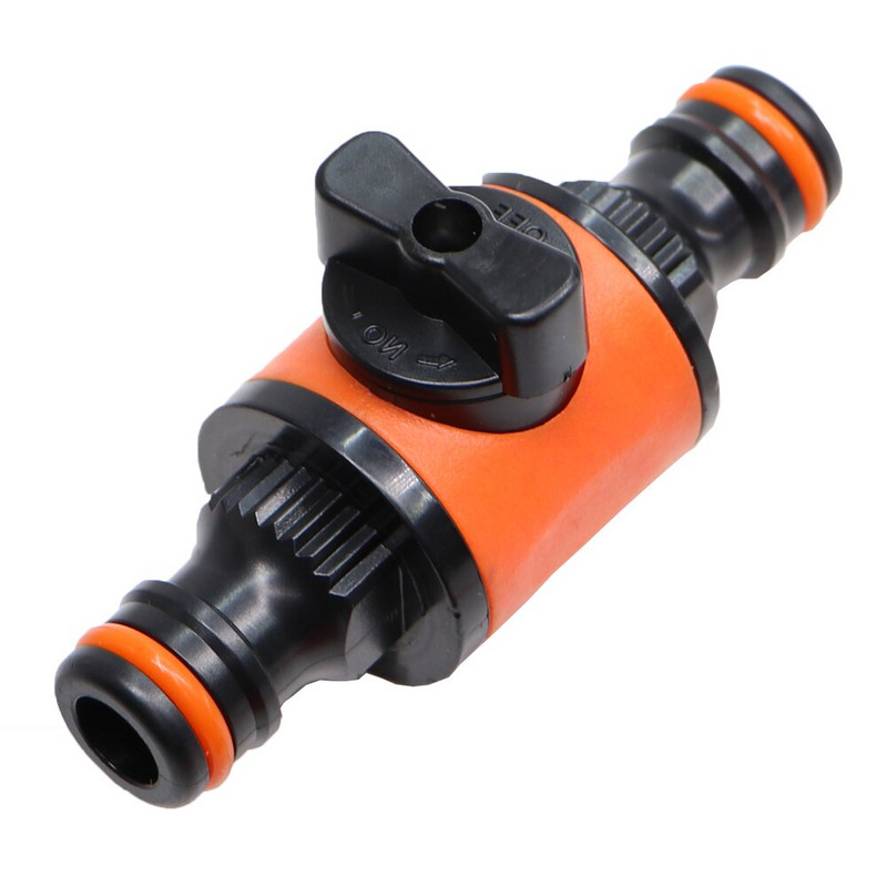 2 vnt. žarnos jungtis su perjungimo vožtuvu greitosiomis jungtimis 16 mm vienodo skersmens žarnos jungtis, skirta laistymui ir laistymui automobilių plovimui