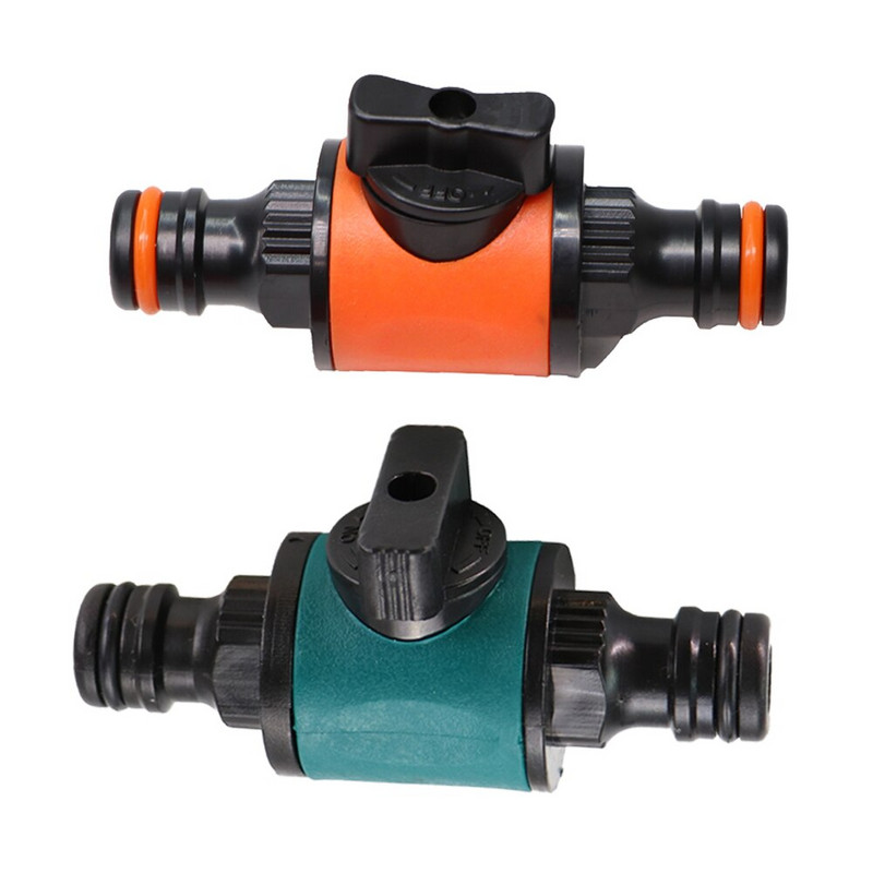 2 vnt. žarnos jungtis su perjungimo vožtuvu greitosiomis jungtimis 16 mm vienodo skersmens žarnos jungtis, skirta laistymui ir laistymui automobilių plovimui