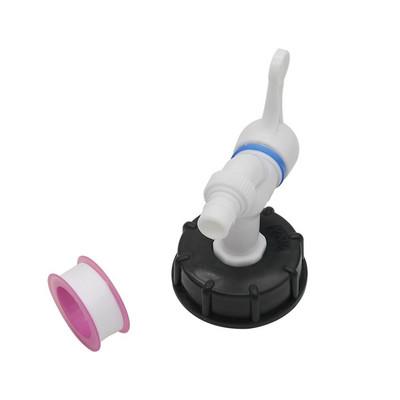 S60X6 IBC bako adapteris prie plastiko 1/2 colio čiaupo pakeitimo vožtuvo jungiamosios detalės Namų sodo vandens jungtys Drenažo maišytuvo adapteris