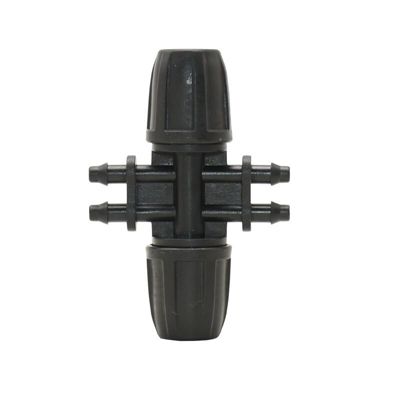 3/8" iki 1/4" žarnos jungties trišakis vandens skirstytuvas Alkūninio galo kaiščio remontas 8/11 iki 1/8" 4/7 mm spygliuota redukcinė kryžminė jungtis 5 vnt.