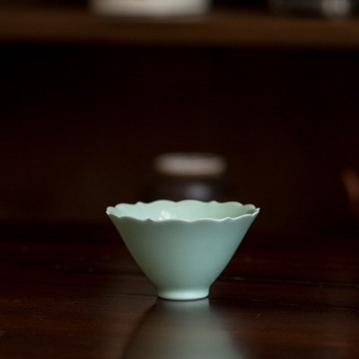 2db/szett 75 ml-es Boutique Napraforgószájú kerámia teáscsésze Kis egyszemélyes Mester csésze Teakóstoló Jianzhan Hat Bowl Kung Fu teáskészlet