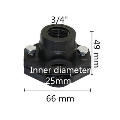 DN32, DN25 Colier de țeavă Agricultură Țeavă de irigare Suporturi cleme de șa Colier de șa Grădini Racord pentru țeavă de udare 1 buc