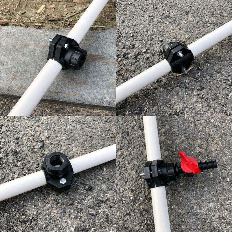 DN32, DN25 Colier de țeavă Agricultură Țeavă de irigare Suporturi cleme de șa Colier de șa Grădini Racord pentru țeavă de udare 1 buc