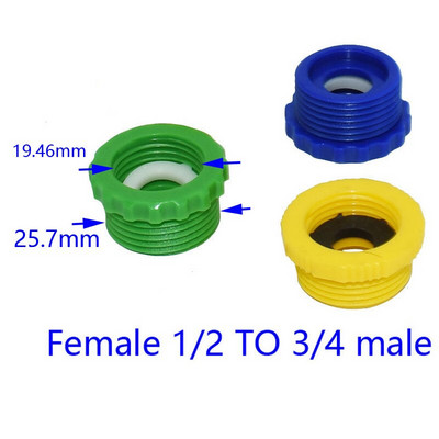 Kerti öntözés Aljzat 1/2-3/4 dugós csatlakozó Aljzat 3/4-1" menetes adapter kerti csap tartozék 6db
