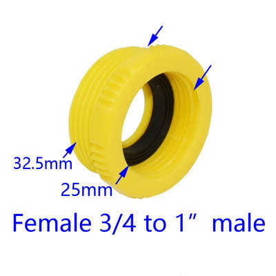 Kerti öntözés Aljzat 1/2-3/4 dugós csatlakozó Aljzat 3/4-1" menetes adapter kerti csap tartozék 6db