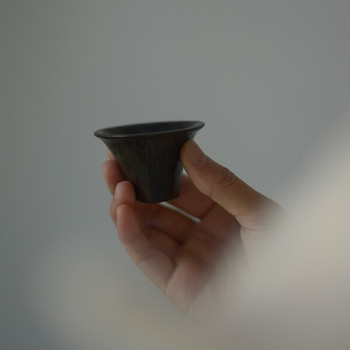 2 τμχ/Σετ 22ml Boutique Ιαπωνικού στυλ Κεραμικό φλιτζάνι τσαγιού Χειροποίητο χοντρό κεραμικό Master Cup Creative Triangle Bowl Kung Fu Tea
