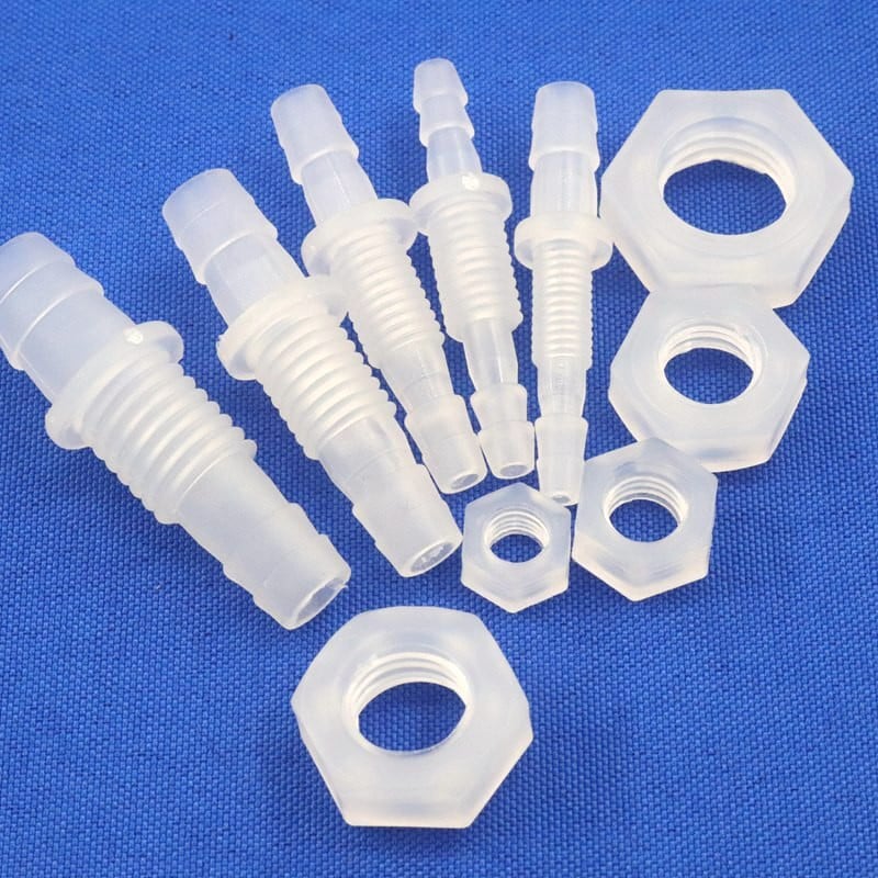 200~5db M12~M16 8~12 mm-es pagoda illesztésekhez PP egyenes csatlakozók Akváriumi akvárium légszivattyú víztömlő válaszfal csatlakozó csatlakozó
