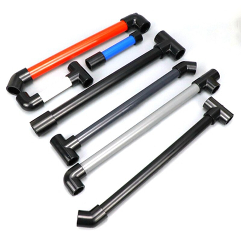 2 buc. ID negru 20-50mm UPVC Conector țeavă Capăt Cupă drept Cot Tee Racord încrucișat Adaptor de irigare Îmbinări pentru țevi de apă de grădină