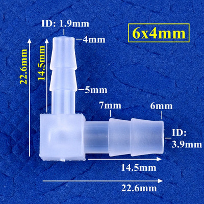 5-200 db 14-3,2 mm-es PP szűkítő könyökcsatlakozók Akvárium tartály légszivattyú levegőztető tömlő Pagoda közös kerti öntözőcső szerelvények
