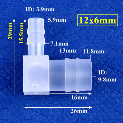 5-200 db 14-3,2 mm-es PP szűkítő könyökcsatlakozók Akvárium tartály légszivattyú levegőztető tömlő Pagoda közös kerti öntözőcső szerelvények