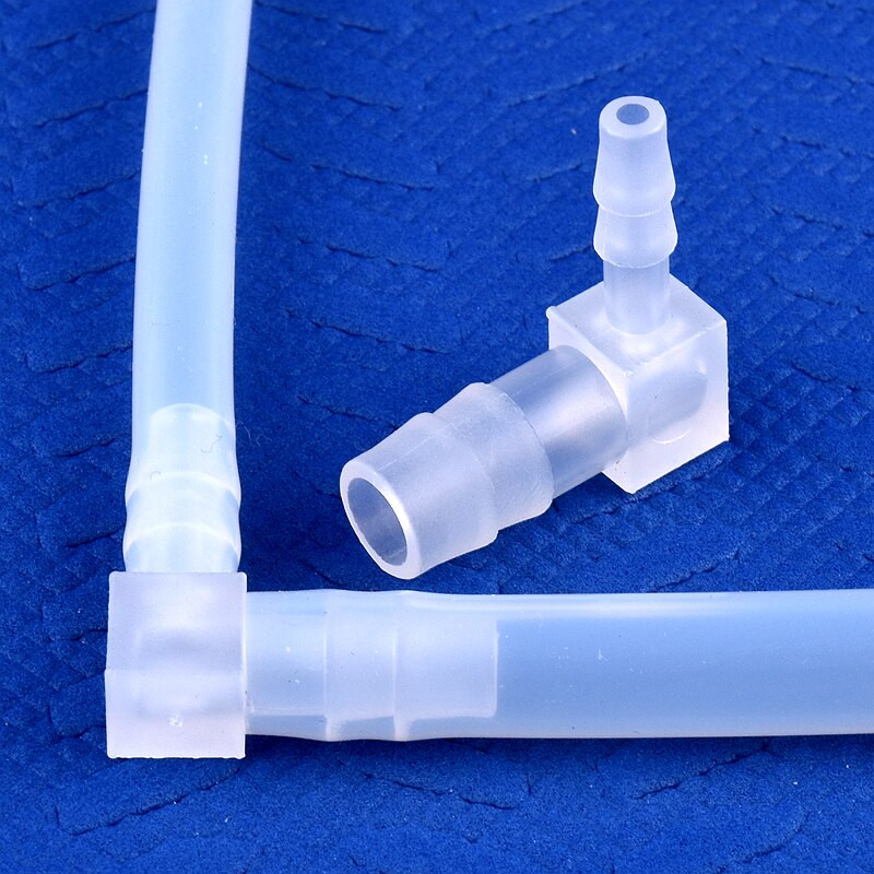 5-200 db 14-3,2 mm-es PP szűkítő könyökcsatlakozók Akvárium tartály légszivattyú levegőztető tömlő Pagoda közös kerti öntözőcső szerelvények