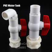 1 db 20 25 32mm 1/2"~1" PVC víztartály csatlakozók Akváriumi akvárium vízelvezető szívó/leeresztő kompozit ízület ABS csatlakozó barkácsszerszám