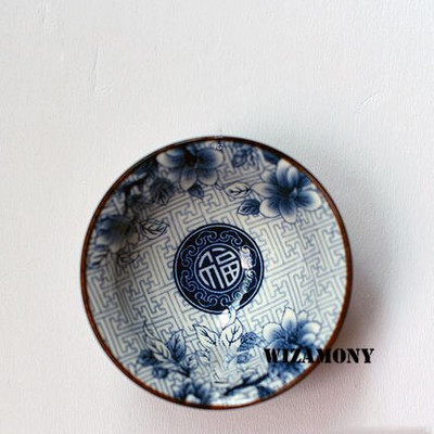1 DB! WIZAMONY Bue and White Jingdezhen kínai porcelán csésze teástál teáscsésze Kungfu teáskészlet Kerámia virágos tea mesterkupa