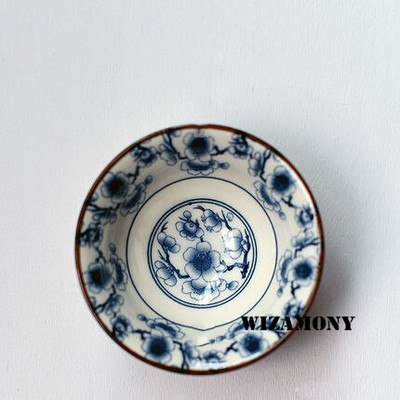 1 DB! WIZAMONY Bue and White Jingdezhen kínai porcelán csésze teástál teáscsésze Kungfu teáskészlet Kerámia virágos tea mesterkupa
