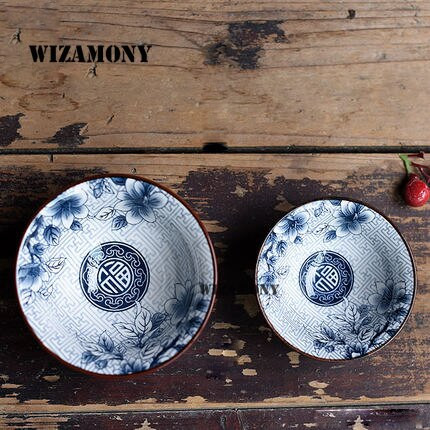 1 DB! WIZAMONY Bue and White Jingdezhen kínai porcelán csésze teástál teáscsésze Kungfu teáskészlet Kerámia virágos tea mesterkupa