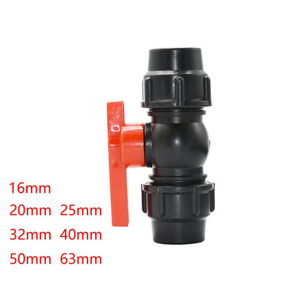 20/25/32/40/50/63mm PVC PE toru kraanivee jaoturi tee küünarnuki otsakork plastikust kiirklapp Aed Põllumajandus Kastmine