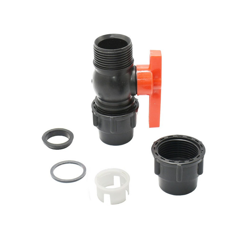 20/25/32/40/50/63mm PVC PE toru kraanivee jaoturi tee küünarnuki otsakork plastikust kiirklapp Aed Põllumajandus Kastmine