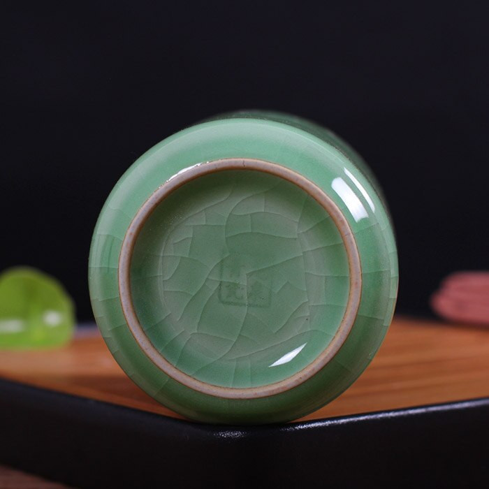 1 DB NAGY AKCIÓ!!!!! Hat szín kínai Longquan Celadon porcelán Kung Fu kínai teáscsésze csészealjTeástál kínai teáskanna kávéscsésze