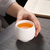 1db/3db Kínai kerámia teáscsésze fehér porcelán Kung Fu csészék Fazekas italáru Bor kávés bögre teáscsésze nagykereskedés