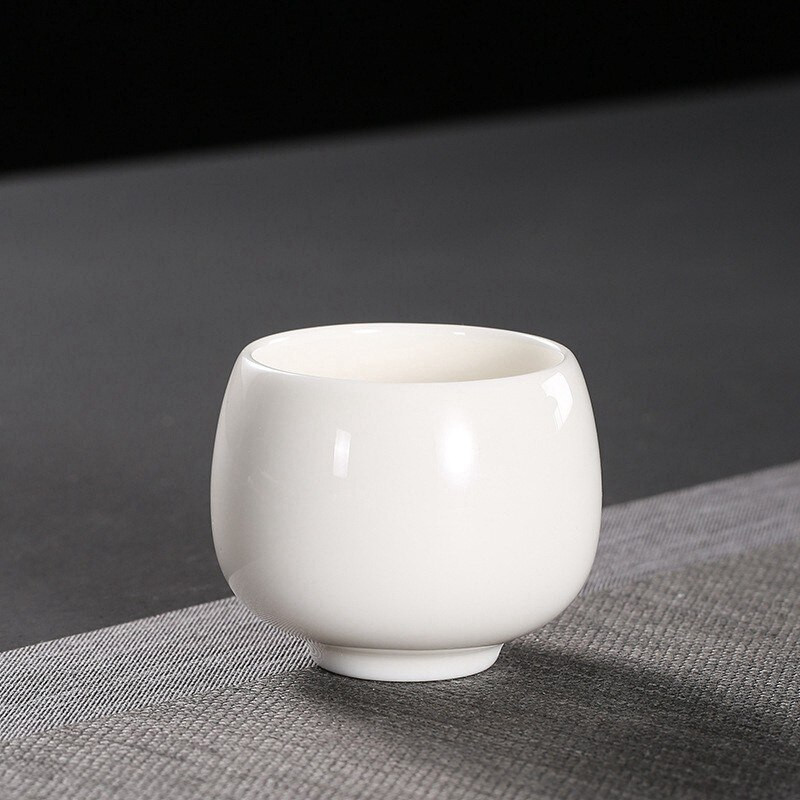 1db/3db Kínai kerámia teáscsésze fehér porcelán Kung Fu csészék Fazekas italáru Bor kávés bögre teáscsésze nagykereskedés