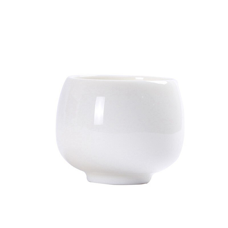 1db/3db Kínai kerámia teáscsésze fehér porcelán Kung Fu csészék Fazekas italáru Bor kávés bögre teáscsésze nagykereskedés