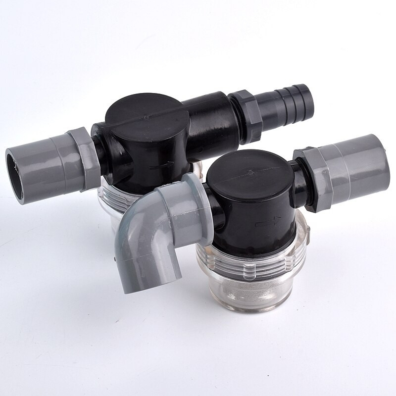 Filtru de udare a grădinii de 3/8 1/2 inch pentru irigare Filtru cu debit mare Conector de țeavă pentru acvariu Pompă de apă Filtru Furtun Racord Pagoda