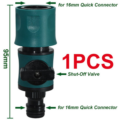 KESLA kerti gyorscsatlakozó szelep elzáró szelep kapcsolóval öntözés öntözés 16 mm 20 mm tömlő cső adapter szerelvények javítása