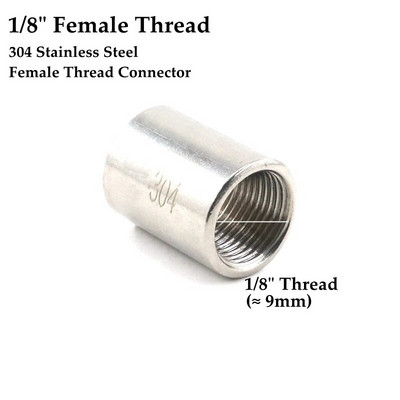 2 buc 1/8"~1" 304 Conectori filetate pentru țevi din oțel inoxidabil SS304 Fitinguri pentru îmbinări pentru tuburi de prelungire