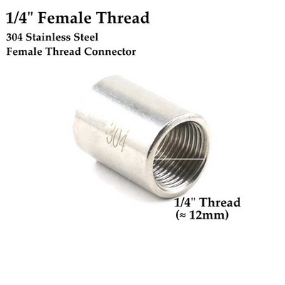 2 buc 1/8"~1" 304 Conectori filetate pentru țevi din oțel inoxidabil SS304 Fitinguri pentru îmbinări pentru tuburi de prelungire