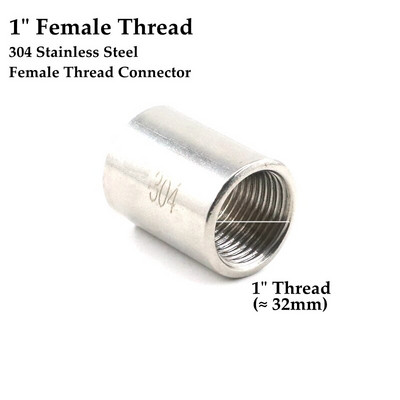 2 buc 1/8"~1" 304 Conectori filetate pentru țevi din oțel inoxidabil SS304 Fitinguri pentru îmbinări pentru tuburi de prelungire