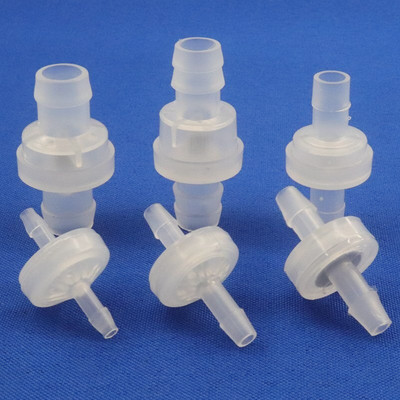 200 ~ 5 бр. 3 ~ 12 mm PP пластмасов възвратен клапан, маркуч за капково напояване, еднопосочен клапан, възвратен клапан, тръба за аквариум