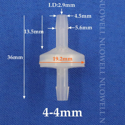 200–5 vnt. 3–12 mm PP plastikinis atbulinis vožtuvas lašelinio drėkinimo žarnos jungtis vienpusio vožtuvo akvariumo vamzdžio atbulinis vožtuvas