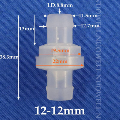 200 ~ 5 бр. 3 ~ 12 mm PP пластмасов възвратен клапан, маркуч за капково напояване, еднопосочен клапан, възвратен клапан, тръба за аквариум