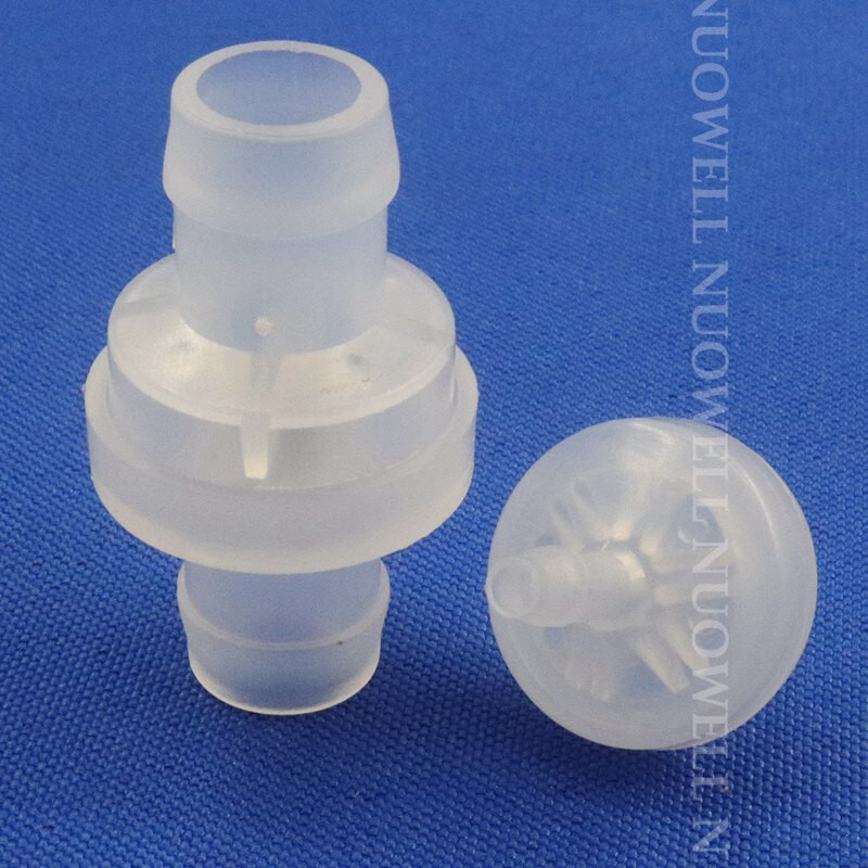 200–5 vnt. 3–12 mm PP plastikinis atbulinis vožtuvas lašelinio drėkinimo žarnos jungtis vienpusio vožtuvo akvariumo vamzdžio atbulinis vožtuvas