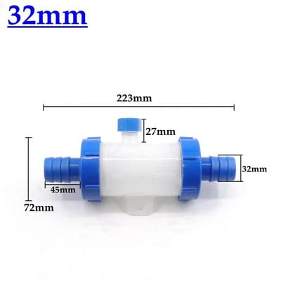 1 db 9,5-32 mm-es lágyvíztömlő csőszűrő Vízsugár öntözőpermetező nedvszívó szűrők akváriumi cső átlátszó szűrő