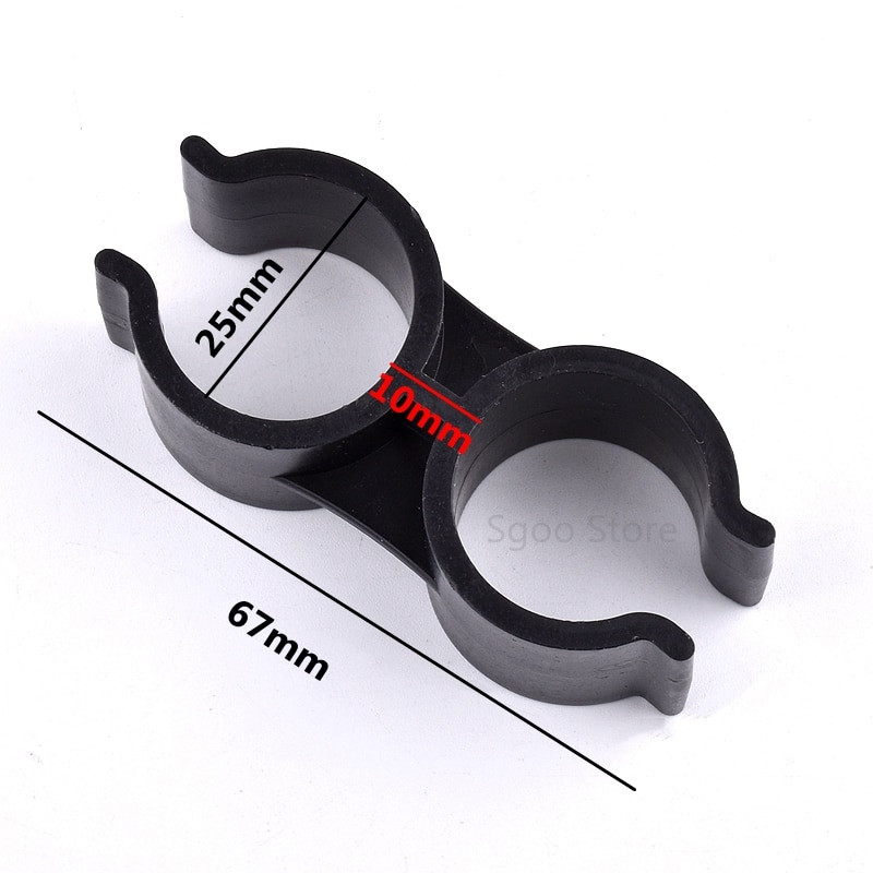 2 ~ 100 buc 25mm tip H cleme de țeavă PVC pentru acvariu montaj pentru rezervor de pește irigare agricolă suport pentru țeavă de apă de grădină tip dublu U