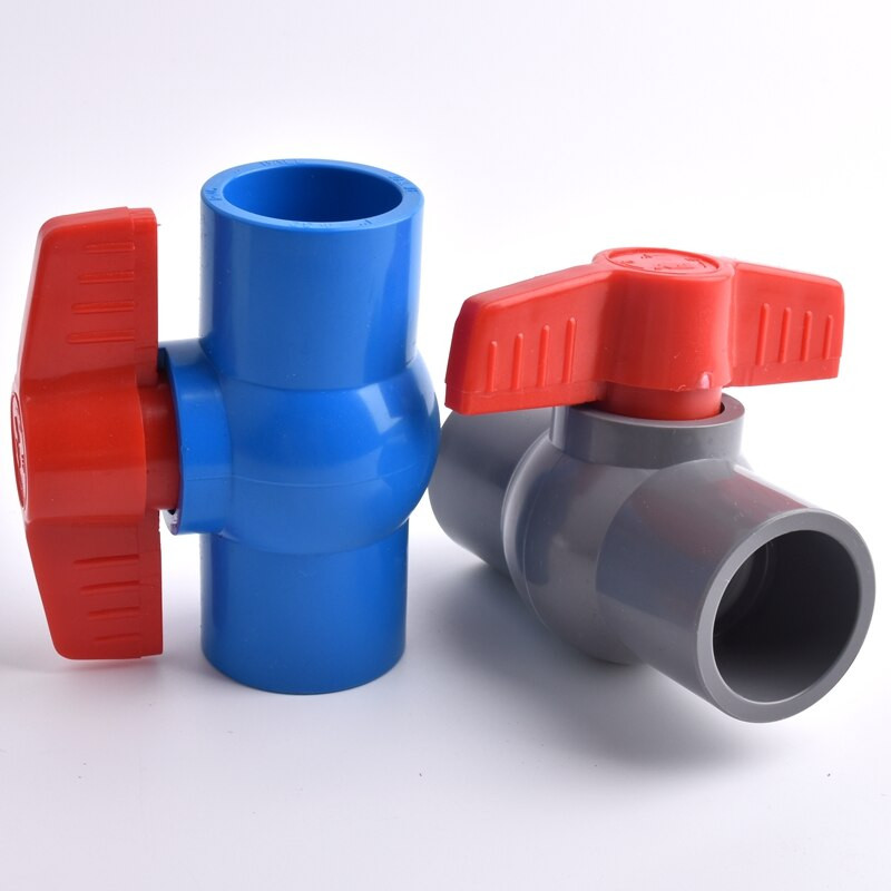 Nagy méretű PVC csőaljzat golyósszelep csatlakozó adapter öntözési csatlakozók kerti öntöző akvárium akvárium csatlakozási átmérője 20-110 mm