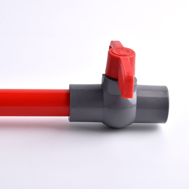 Nagy méretű PVC csőaljzat golyósszelep csatlakozó adapter öntözési csatlakozók kerti öntöző akvárium akvárium csatlakozási átmérője 20-110 mm