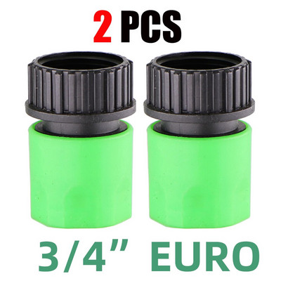 16 mm-es gyorscsatlakozó csonk EURO USA 3/4 hüvelykes apa menetes 16 mm-es/20 mm-es tömlőcső-csatlakozó kerti csepegtető öntözési csőszerelvényekhez