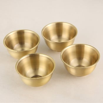 Mini Spirits Bowl Vodka Liqueur Glases 30ml Retro Creative Portable Tea Bowl Bronze Tumbler Cup Home Μικρό Δώρο Διακοσμητικό