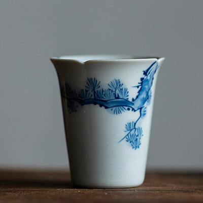 30 ml Boutique Pure Rankomis dažytas slyvų orchidėjų arbatos puodelis Keraminis arbatos puodelis Single Master Cup Arbatos skonio Kung Fu arbatos rinkinys Samll kvapo puodelis