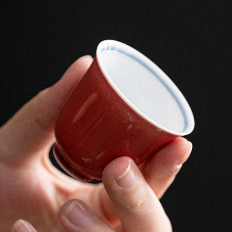 2db/készlet 30ml Winred kerámia teáscsésze illatos csésze Single Master Cup háztartási csésze kerámia kung fu tea Juxiang csésze teásedény ceremónia