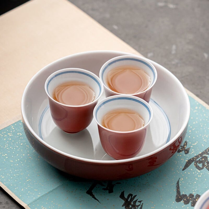 2db/készlet 30ml Winred kerámia teáscsésze illatos csésze Single Master Cup háztartási csésze kerámia kung fu tea Juxiang csésze teásedény ceremónia