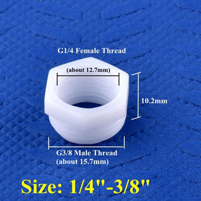 5~200db 1/8" ~ 1" menetes perselycsatlakozó akváriumi akváriumi akvárium adapter kerti öntözővíz cső tömlő illesztései szűkítő csatlakozó